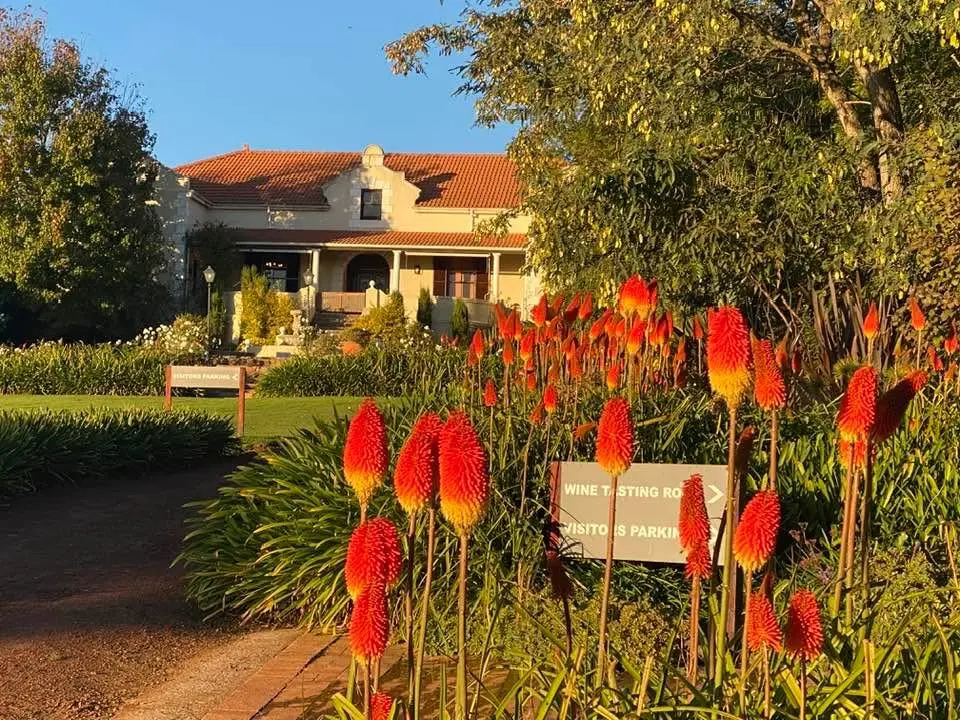 The Ormonde homestead beyond the gardens and open lawns