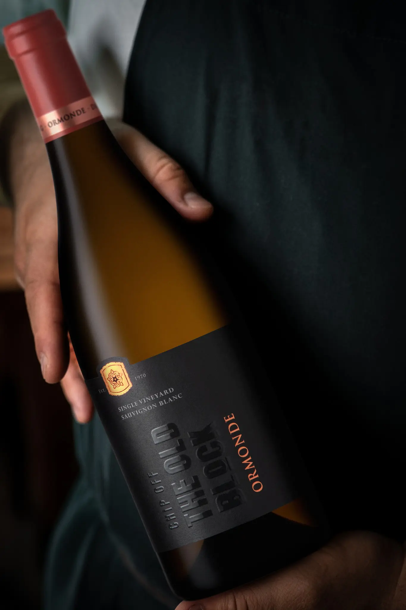 A bottle of Ormonde Chip Off the Old Block Sauvignon Blanc